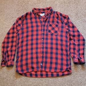 🧨Long-sleeve plaid flannel shirt